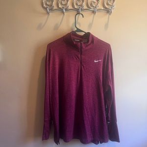 Marion heathered Nike quarter zip athletic pullover. 2XL. Practically brand new.